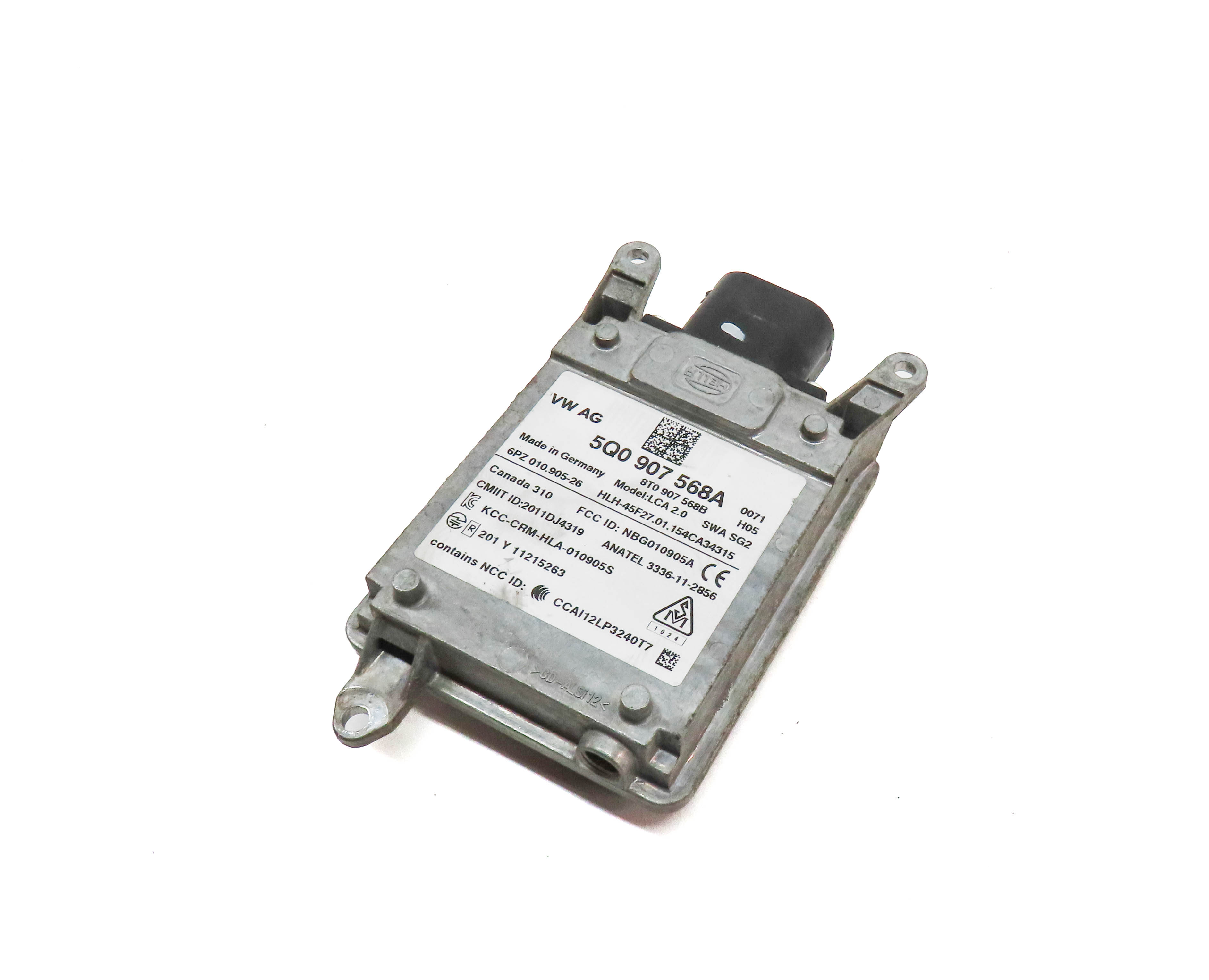 2015-2016 AUDI A3 S3 (8V) BLIND SPOT RADAR SENSOR MODULE (SLAVE) — exact item pictured